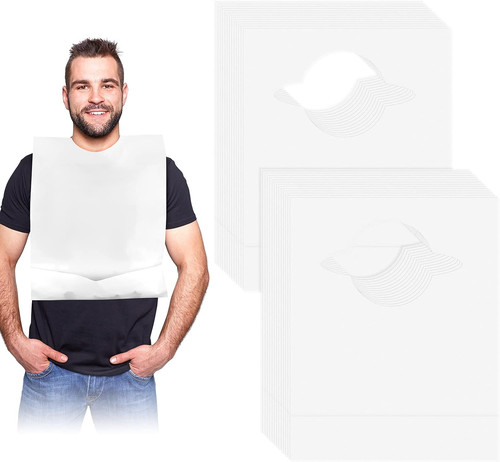 Pcs disposable adult - 50, bibs
