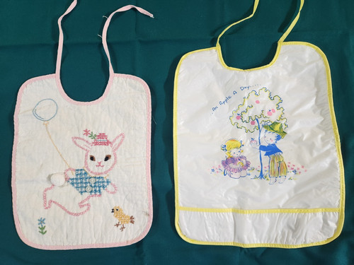 Vintage baby bibs lot - baby,